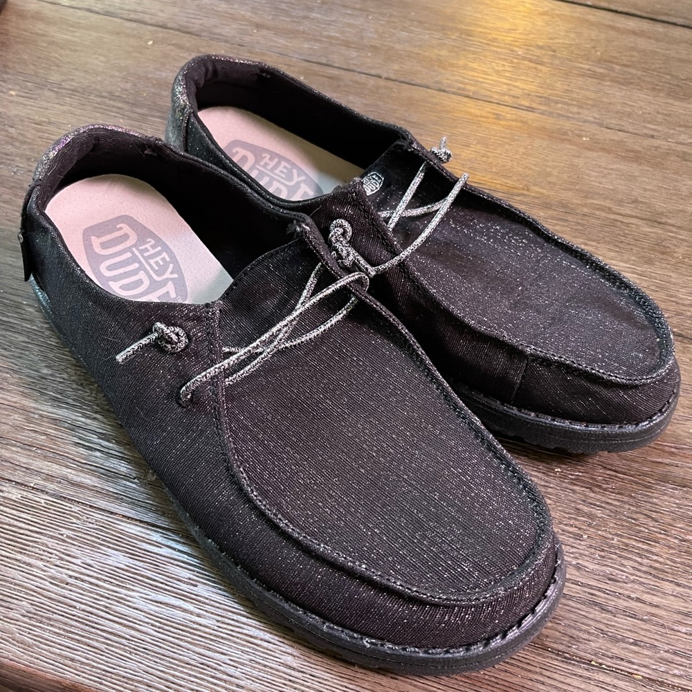 Hey Dude Charcoal Loafers
